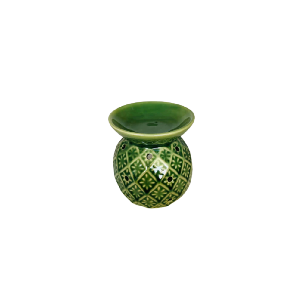 Difusor de Ceramica Verde Textura | Aromaterapia