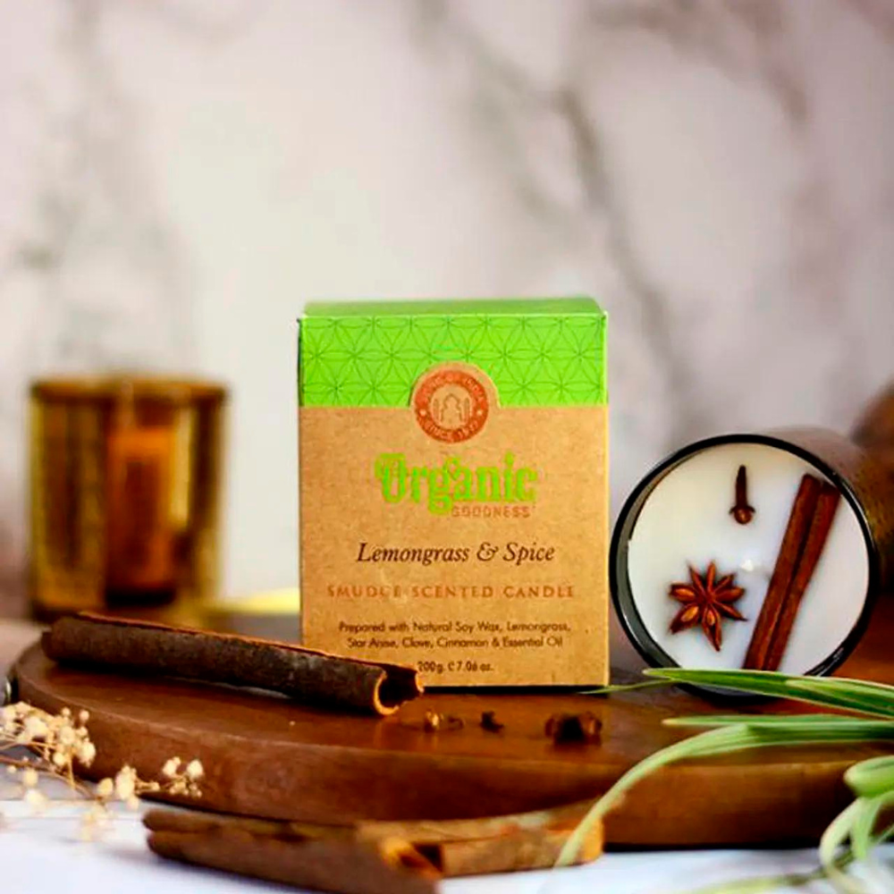 Vela Difumación Lemongrass y Especias | Song of India