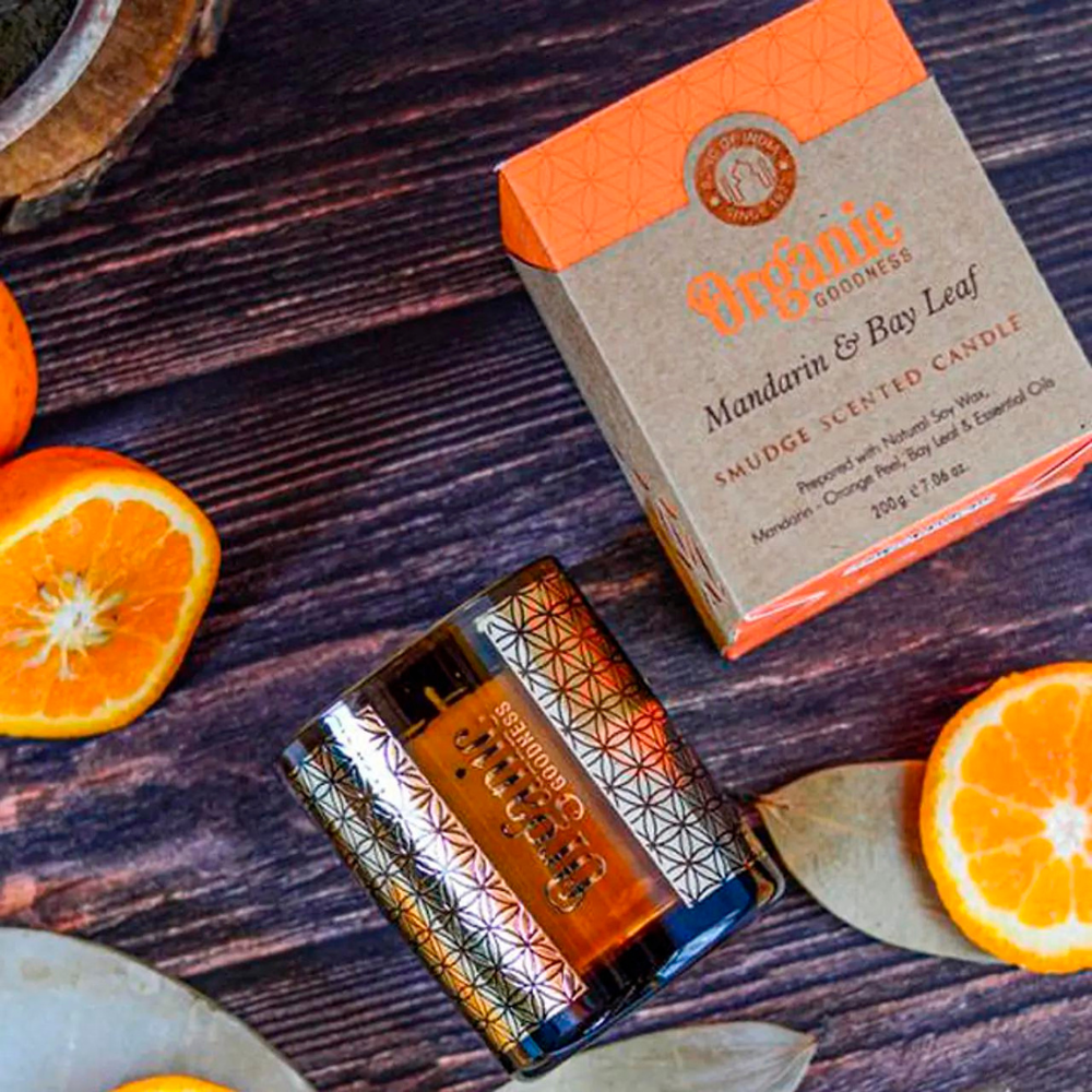 Vela Difumación Mandarina y Laurel | Song of India