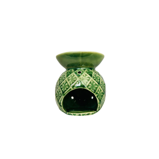 Difusor de Ceramica Verde Textura | Aromaterapia