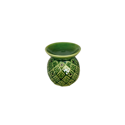 Difusor de Ceramica Verde Textura | Aromaterapia