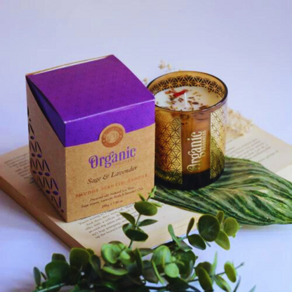 Vela Difumación Salvia Blanca y Lavanda | Song of India