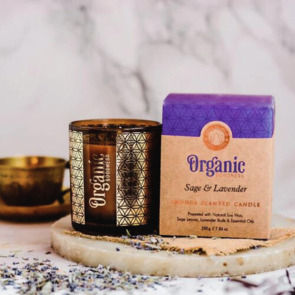Vela Difumación Salvia Blanca y Lavanda | Song of India