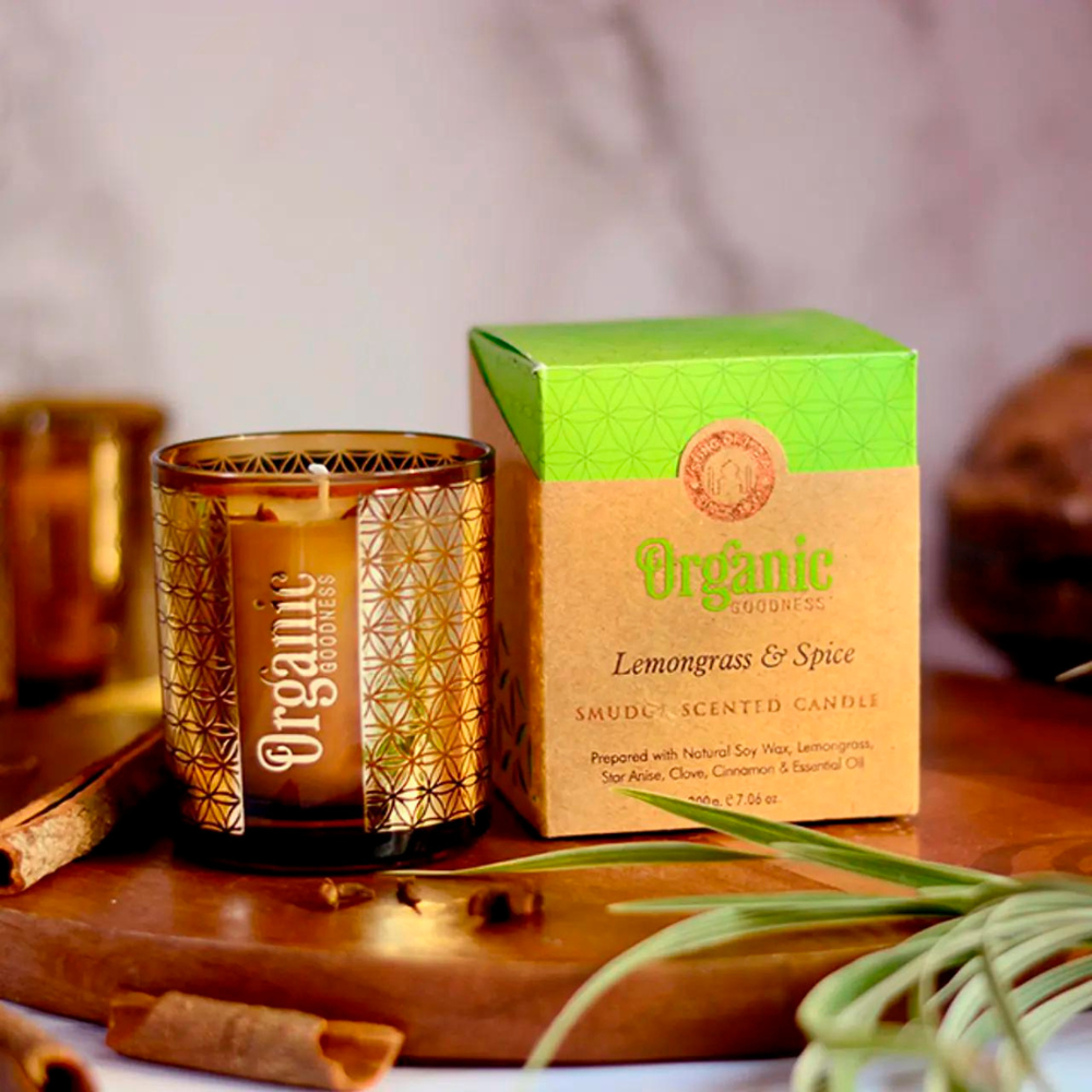 Vela Difumación Lemongrass y Especias | Song of India