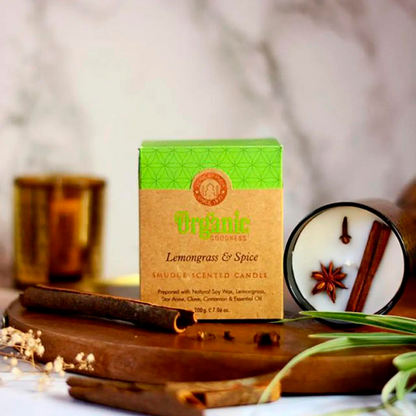 Vela Difumación Lemongrass y Especias | Song of India